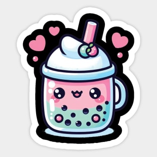 Kawaii Boba Tea Sticker